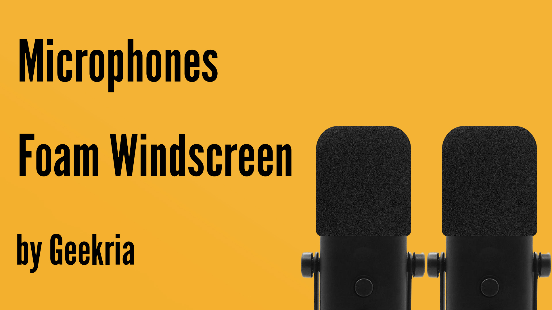Amazon.com: Geekria for Creators Foam Windscreen Compatible with